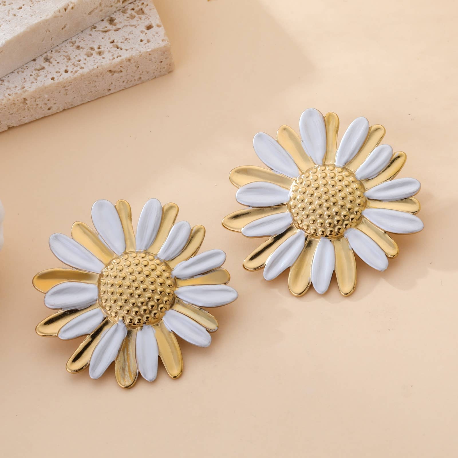 Boucles d'oreilles puces - Agnella - Bijoux Bravo