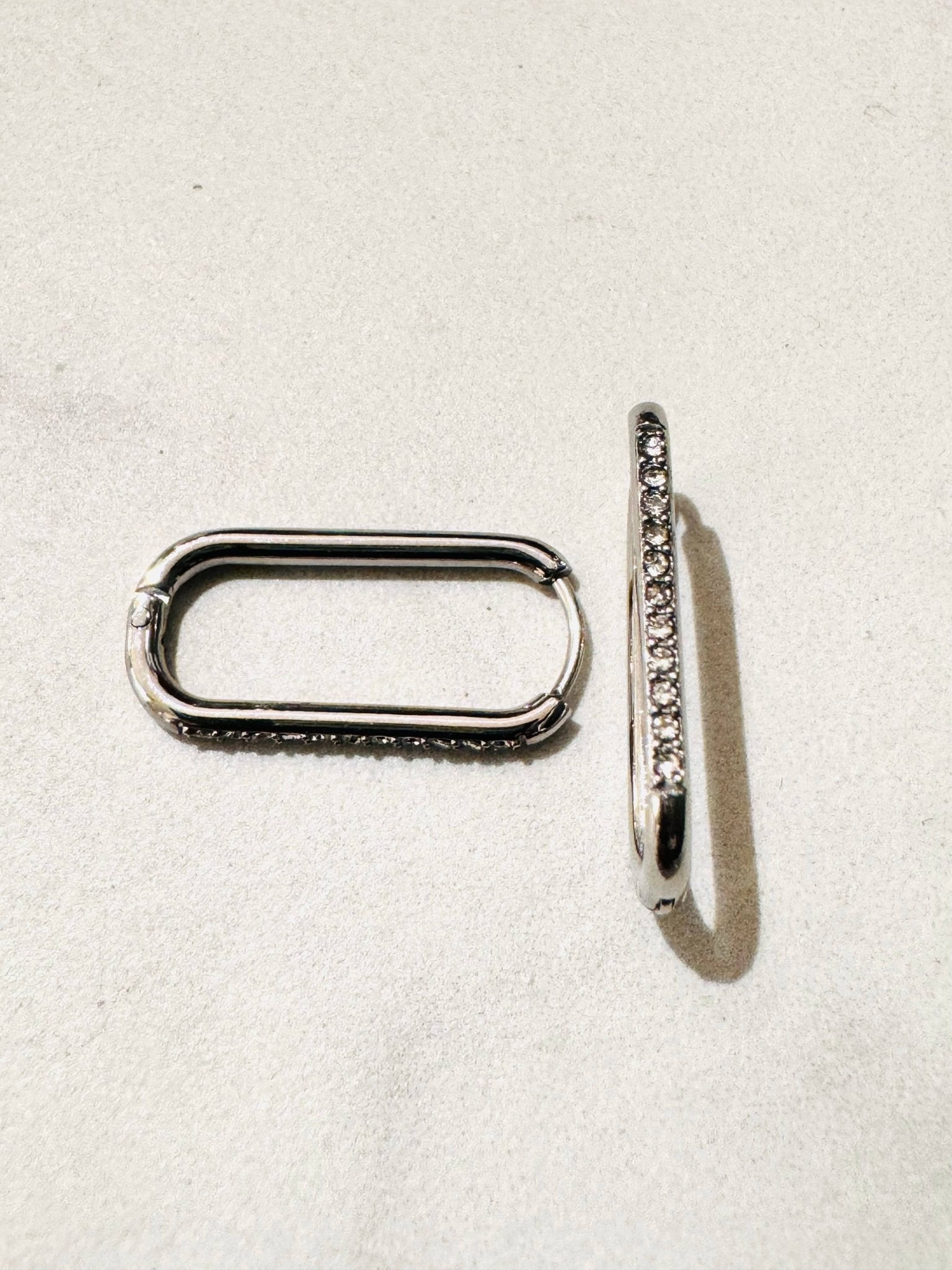Boucles d'oreilles rectangulaires Arlo en acier inoxydable - Bijoux Bravo