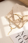 Chaîne cheville serpent acier inoxydable dorée argentée été - Bijoux Bravo