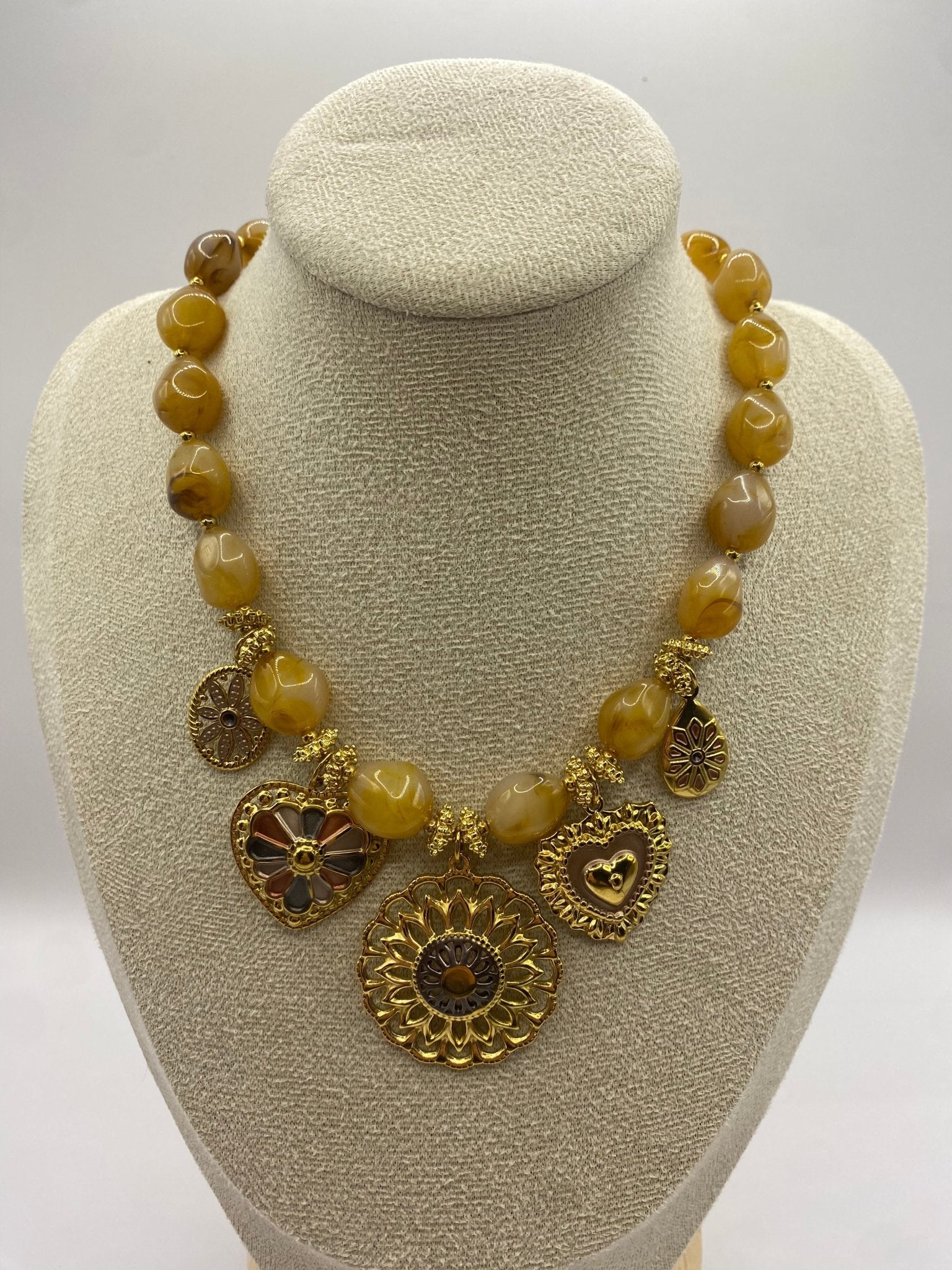 Collier Ambre Solaire - Bijoux Bravo