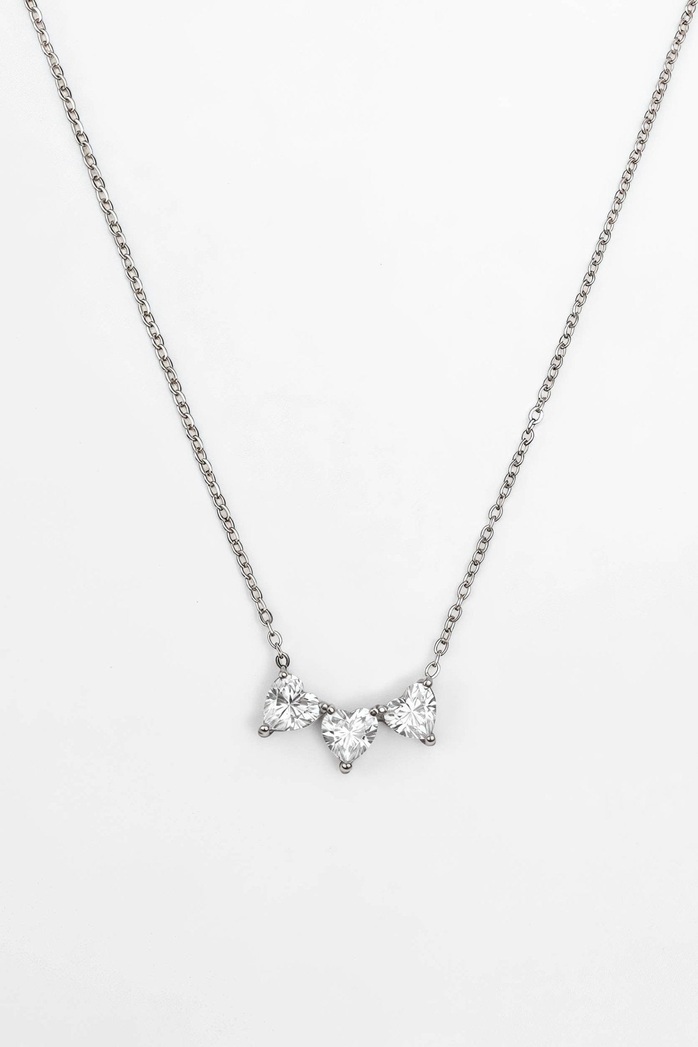 Collier Argenté Classique Acier Inoxydable - Sans Nickel - Bijoux Bravo