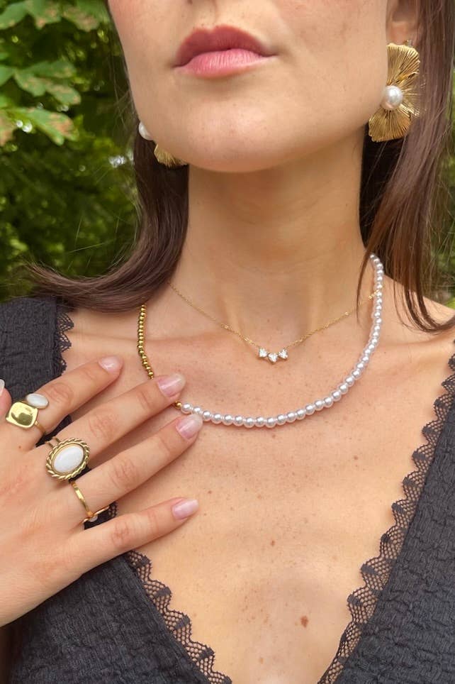Collier Argenté Classique Acier Inoxydable - Sans Nickel - Bijoux Bravo