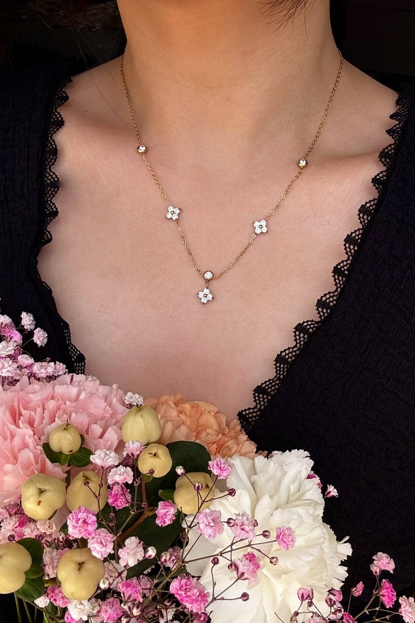Collier en acier inoxydable 224AQ146 - Bijoux Bravo